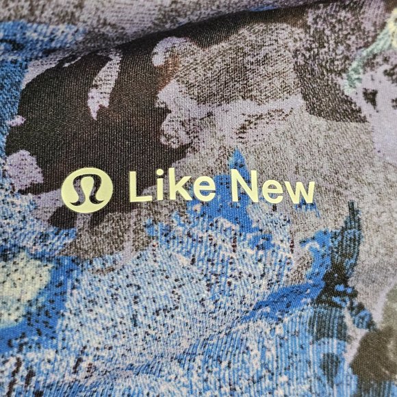 Lululemon Women's Purple/Blue/Black Activewear Leggings Size 6 - Picture 2 of 4